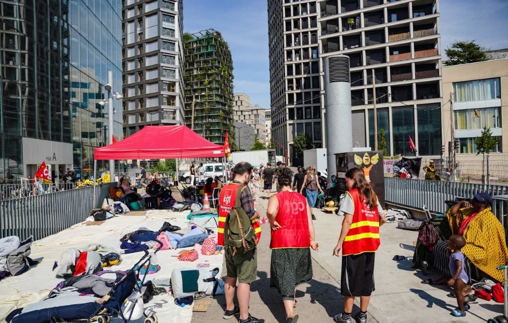 En huelga desde hace un mes, Samusocial denuncia la colocación de muchas familias en la calle En huelga desde hace un mes, Samusocial denuncia la colocación de muchas familias en la calle
